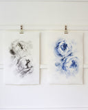 Black & White Peonies no.3 | 13x19
