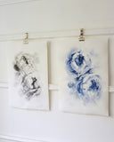 Black & White Peonies no.3 | 13x19