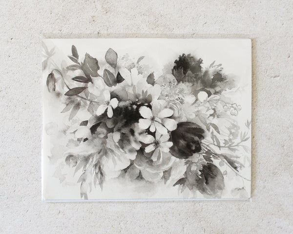 Black & White Bouquet | 8x10"