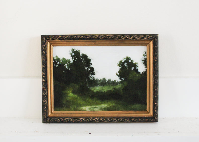Vintage Framed Print: An Opening | 5x7"