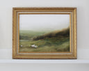Vintage Framed Print: Pasture | 12x16"