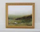 Vintage Framed Print: Pasture | 12x14"