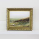 Vintage Framed Print: Pasture | 6x7.25"