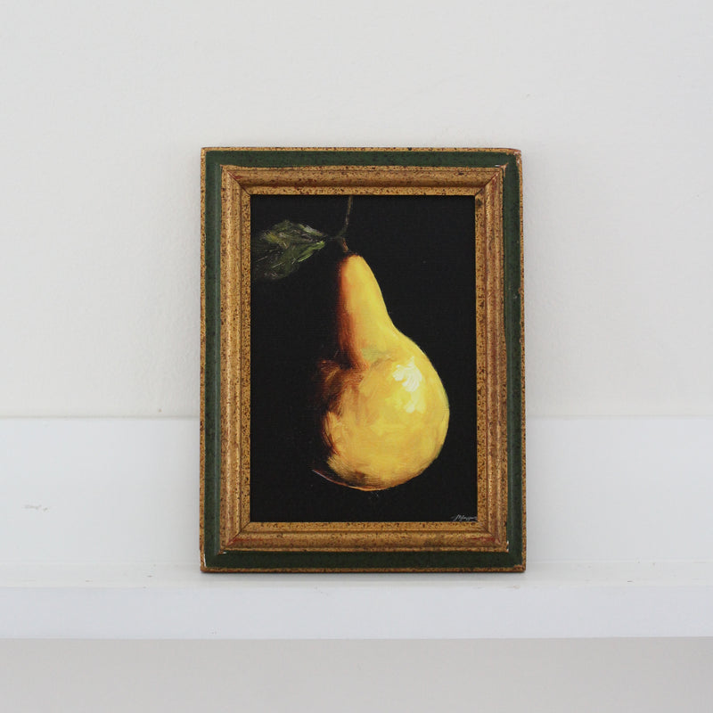 Vintage Framed Print: Pear Study no.1 | 5x7"