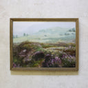 Vintage Framed Print: Weathered Hillside | 13x15"