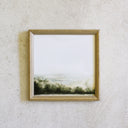 Vintage Framed Print: Misty Sunrise | 8x8"