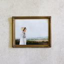 Vintage Framed Print: Lizzie's Morning Walk | 7x9"