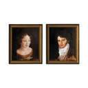 Set of 2 Portraits: Elizabeth & Mr. Darcy | 4x5"