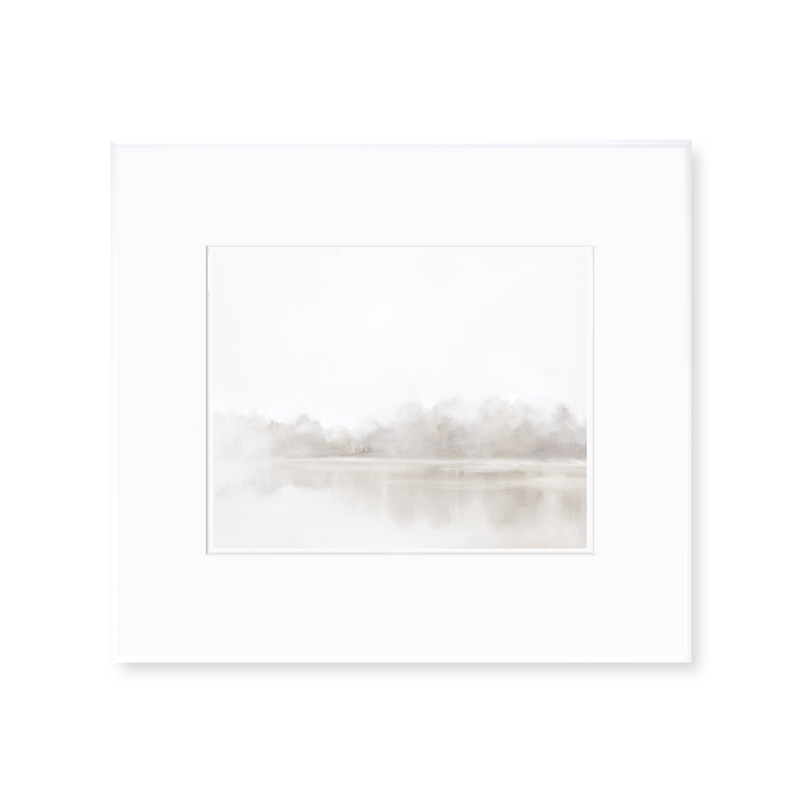 Winter Fog Print